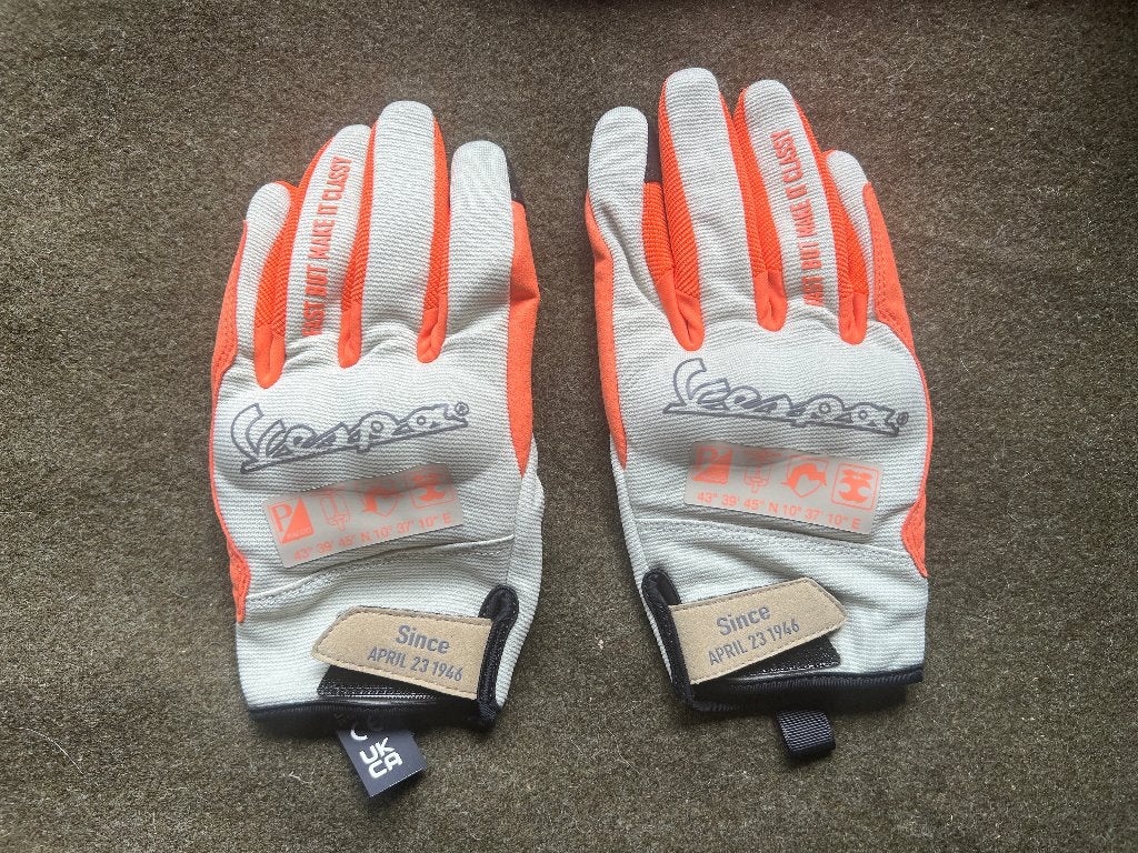 Nieuwe Vespa-handschoenen, Motoren, Kleding | Motorkleding, Nieuw met kaartje, Dames, Ophalen of Verzenden, Voir photo