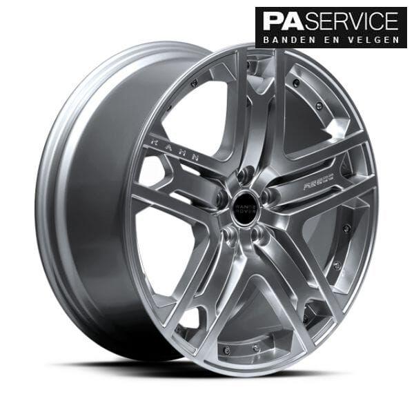 Nwe 23 inch silver Kahn velgen voor Land Rover Defender, Neuf, Pneus et Jantes, Véhicule de tourisme, -