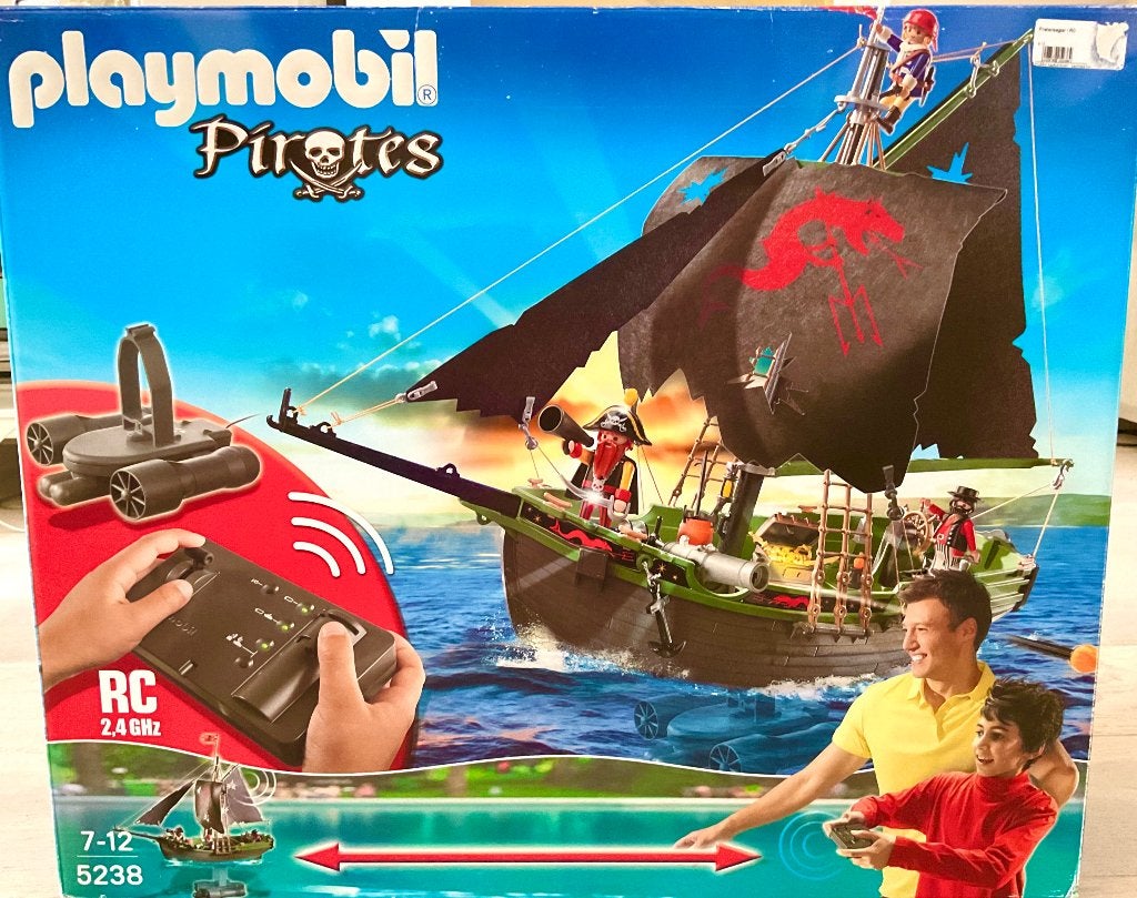 Bateau pirate Playmobil 5238 RC, Neuf, Pirates, Enlèvement ou Envoi, Bateau