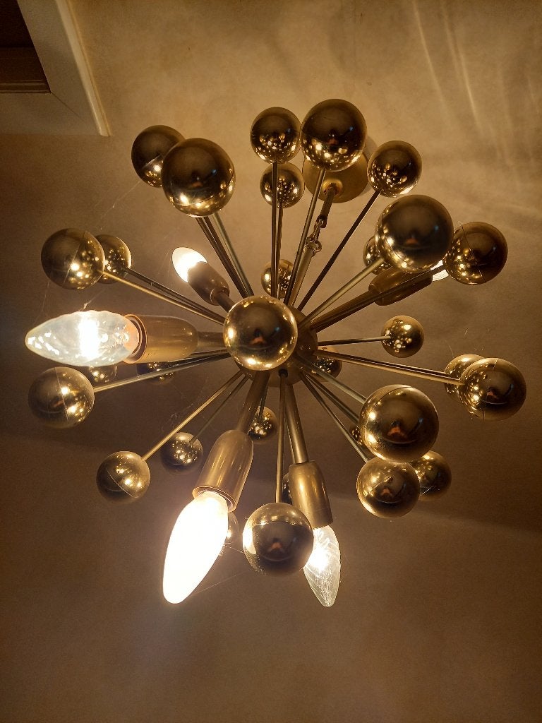Lustre spoutnik, Huis en Inrichting, Ophalen, Zo goed als nieuw, Moderne-,Vintage-Spatiale