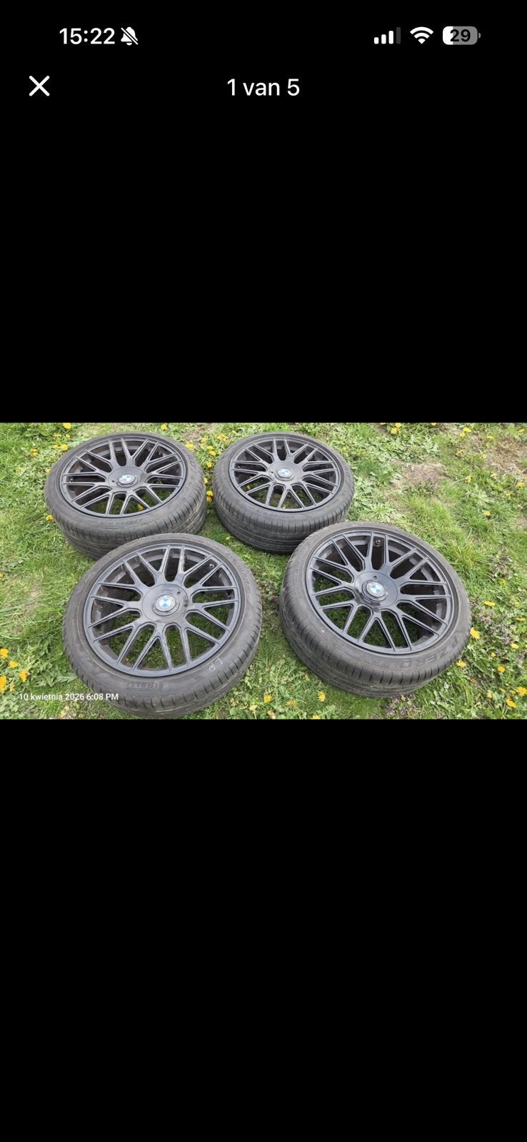 Velgen en banden BMW, Auto-onderdelen, Banden en Velgen, Ophalen, 19 inch, All Season, Banden en Velgen