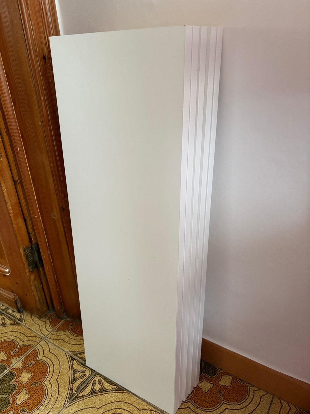 5 planches Billy blanche, Maison & Meubles, Enlèvement, Utilisé, 25 à 50 cm, 50 à 100 cm