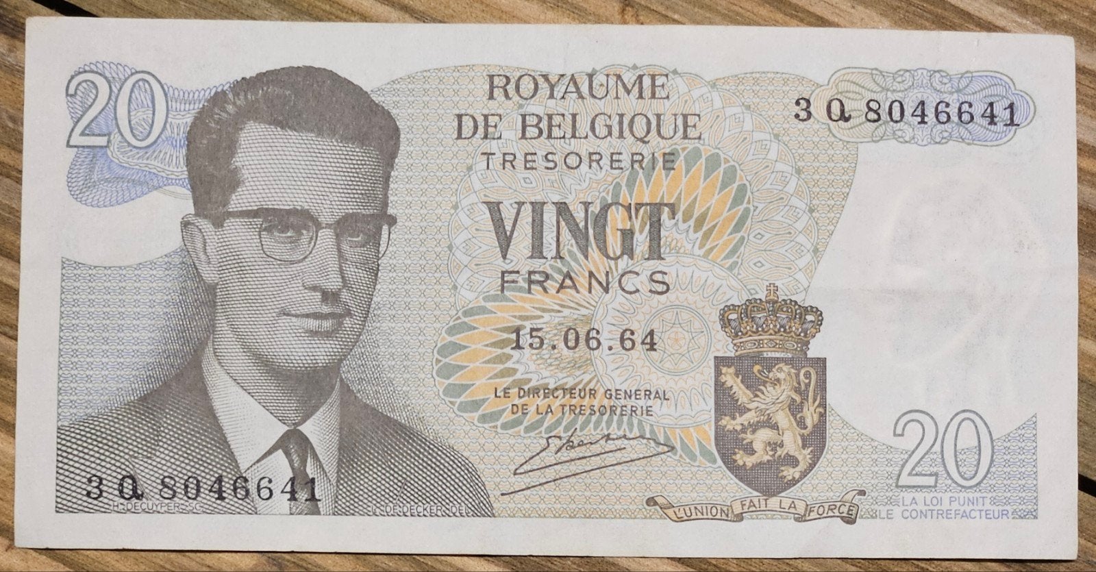 Billet belge de 20 francs 1964
C'est un Be, Enlèvement ou Envoi