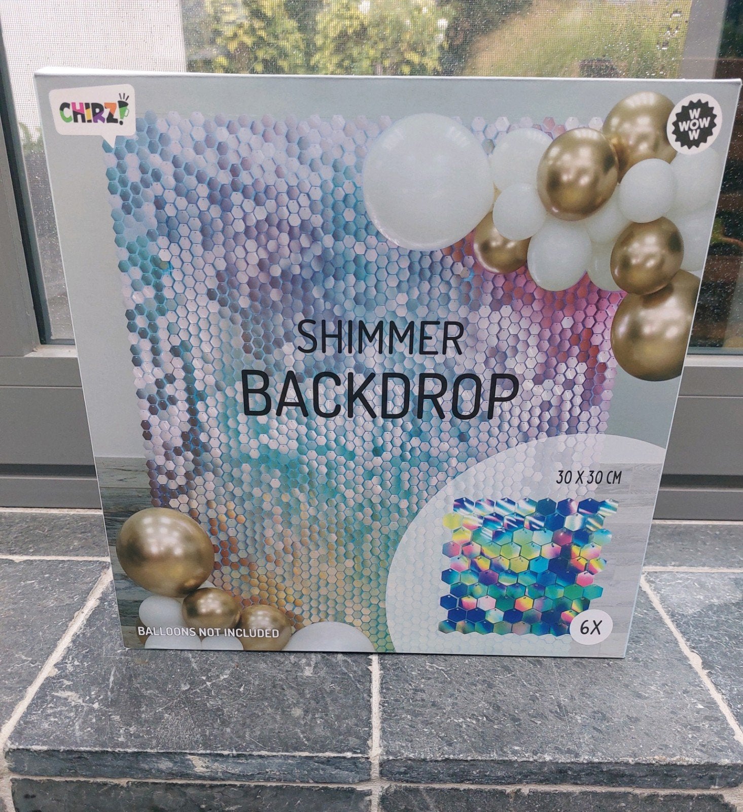 Shimmer backdrop voor photobooth of selfies, Enlèvement ou Envoi