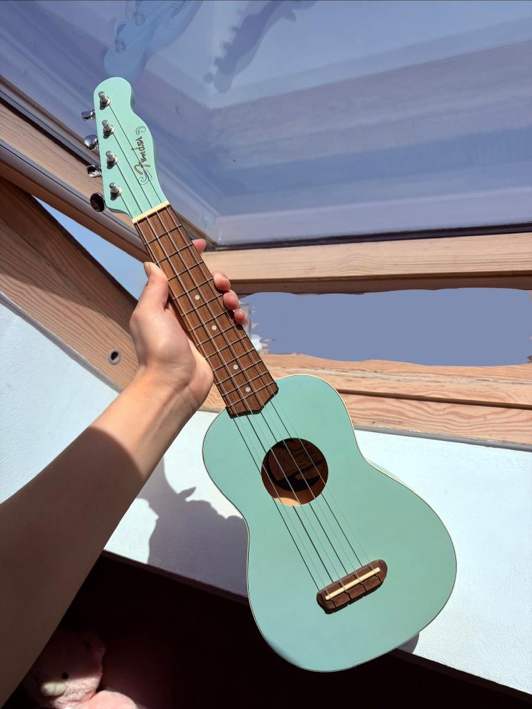Fender Venice Soprano Ukulele (Daphne Blue) + Gigbag – New!, Ophalen of Verzenden, Nieuw, Overige typen, Met koffer