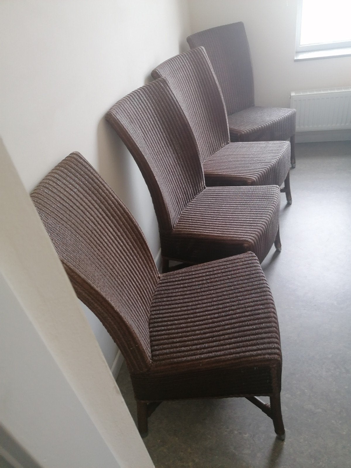 stoelen, Ophalen, Bruin, Riet of Rotan, Vier