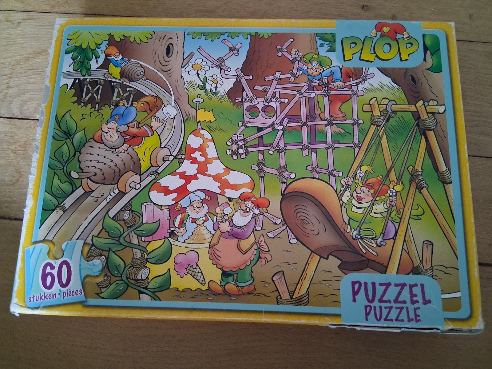 puzzel 60 stukken, Kinderen en Baby's, Speelgoed | Kinderpuzzels, Ophalen, Meer dan 50 stukjes, Gebruikt, 4 tot 6 jaar
