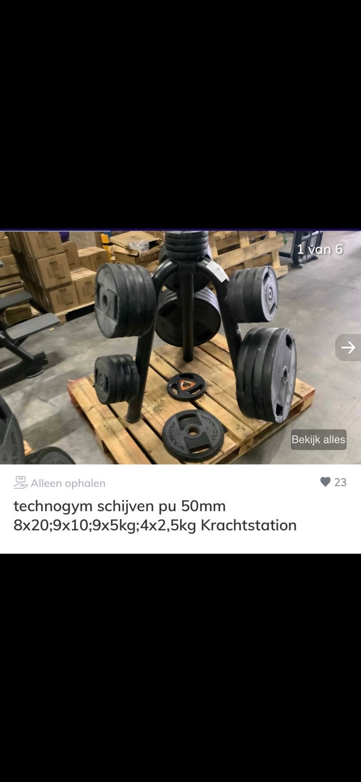 Technogym schijven krachtstation, Ophalen, Zo goed als nieuw, Krachtstation