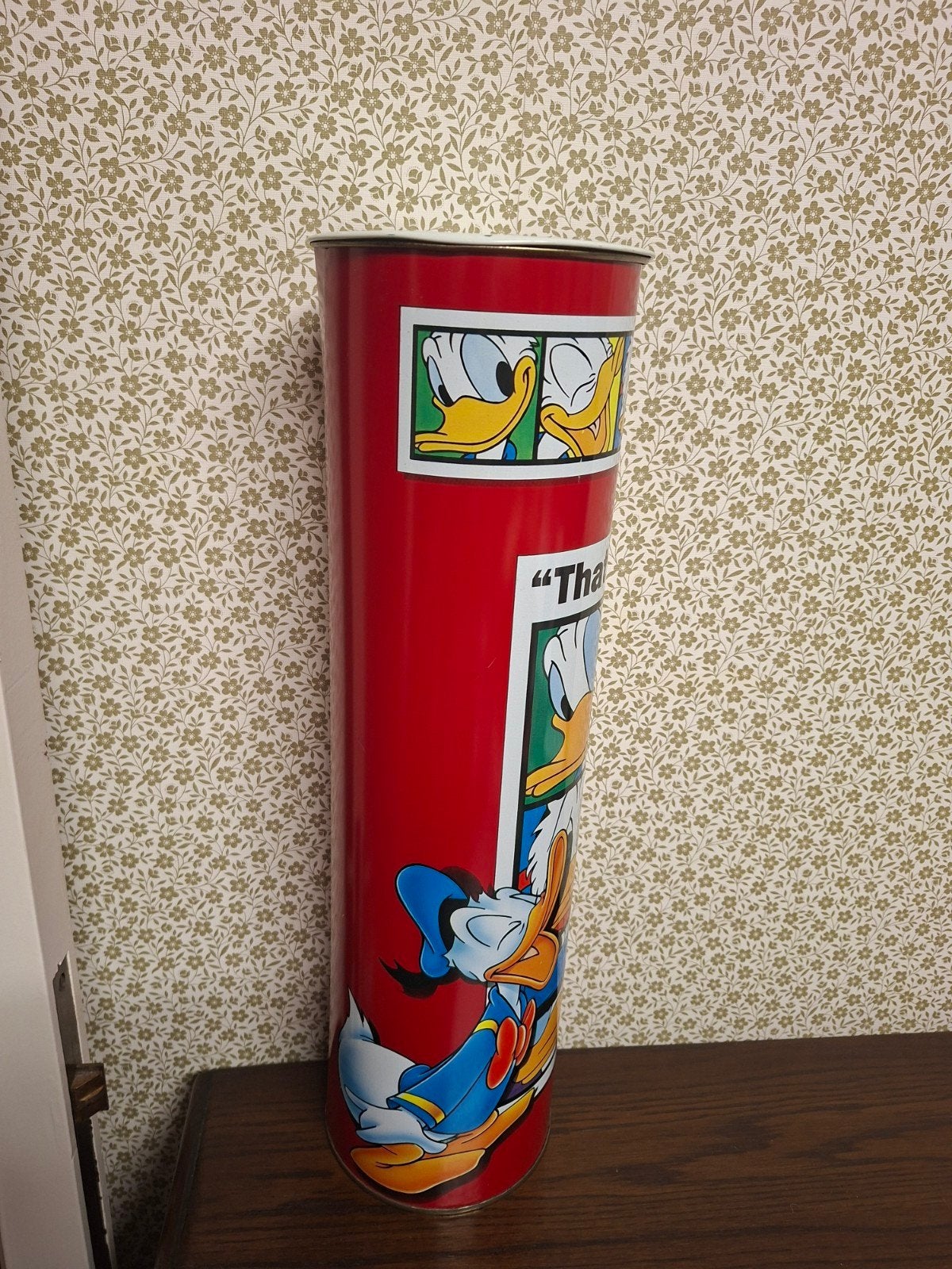 Vintage Disney Donald Duck spaarpot – That's Donald!, Huis en Inrichting, Ophalen of Verzenden, Metaal