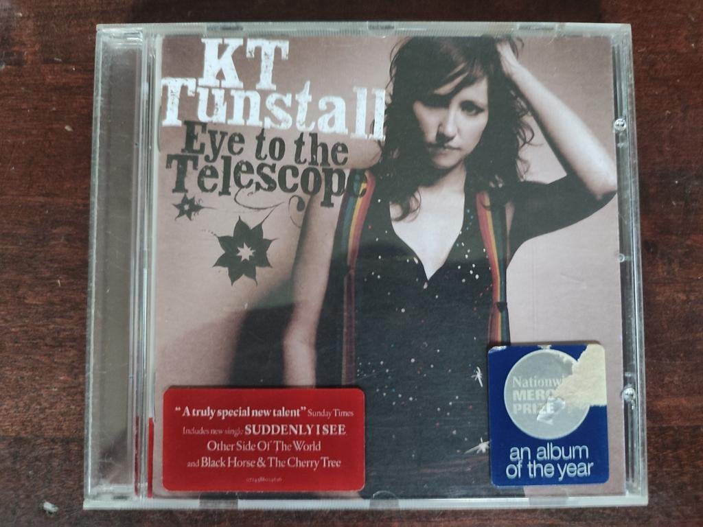 CD : KT TUNSTALL - LES YEUX RIVÉS SUR LE TÉLESCOPE, Enlèvement ou Envoi, Comme neuf