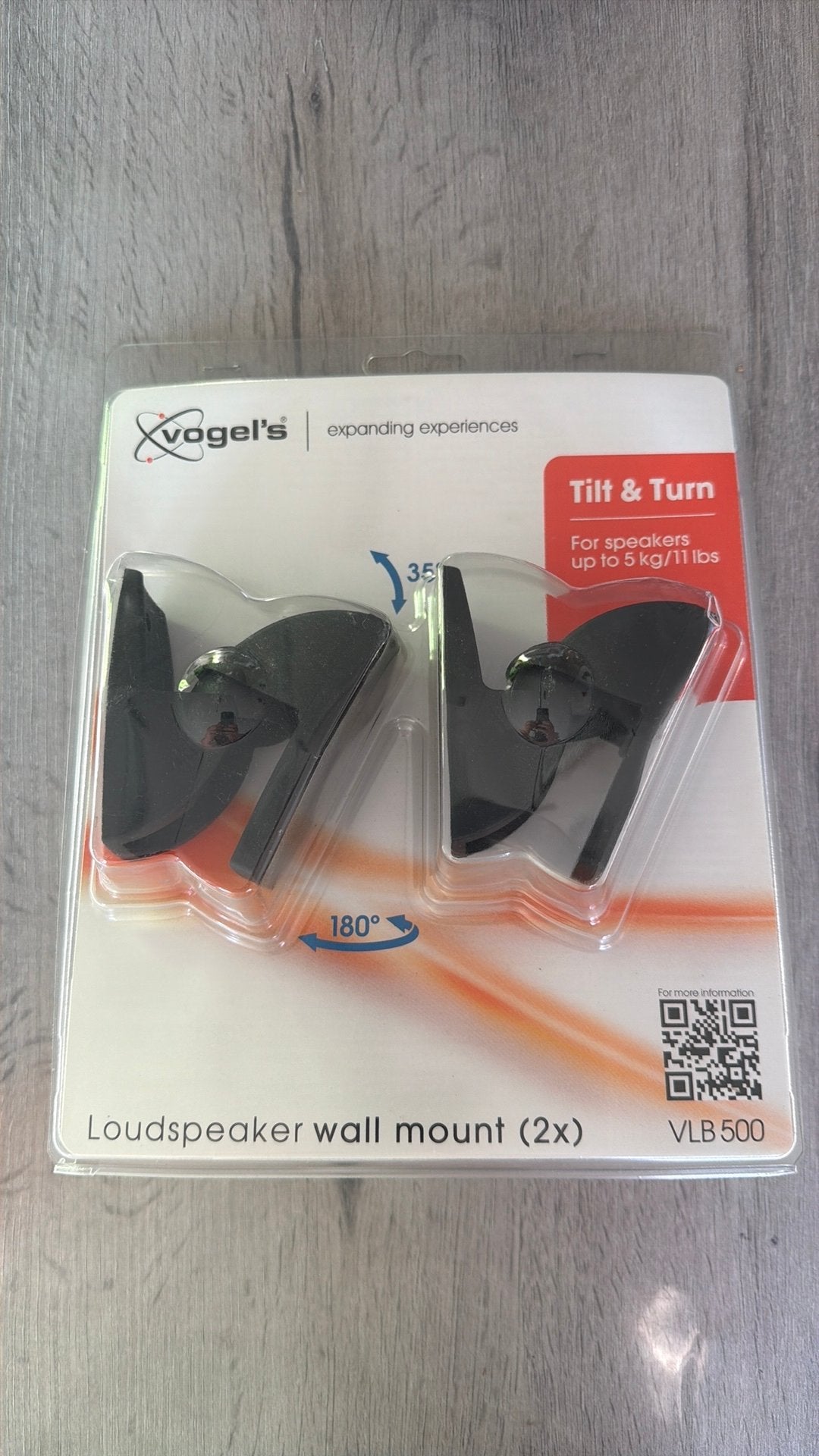 2 Vogel’s VLB 500 luidspreker muurbeugels – Nieuw in verpak, Ophalen, Nieuw
