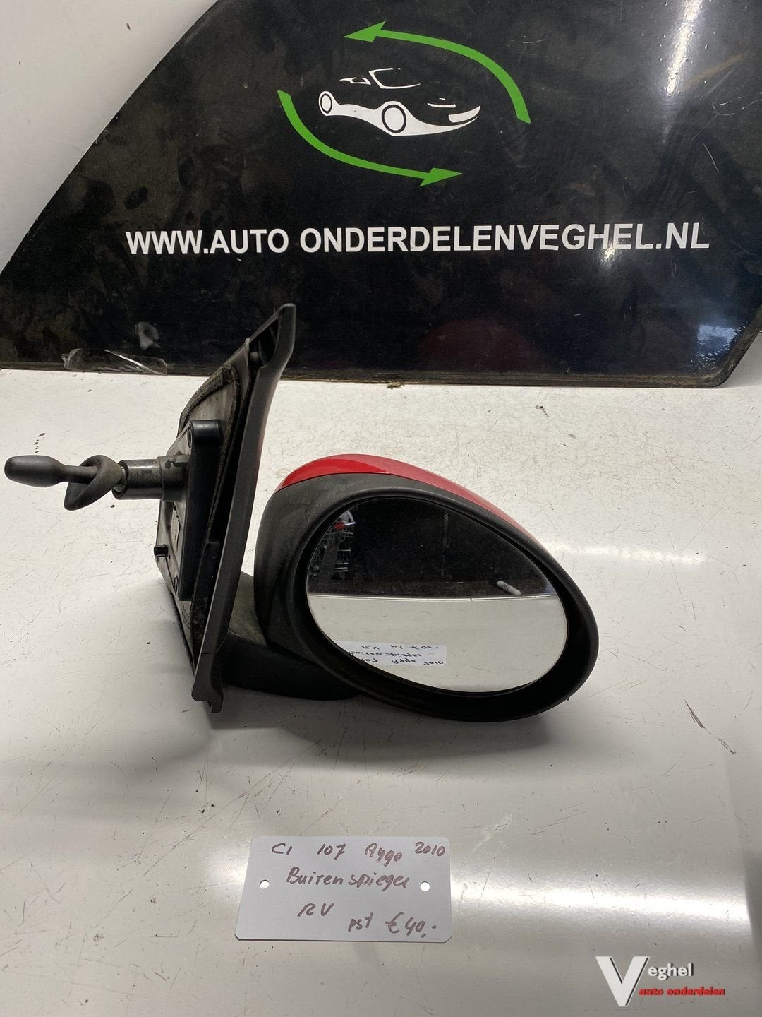 Peugeot 107 Citroën C1 Toyota Aygo 2010 Buitenspiegel Links, -, Utilisé, -, -