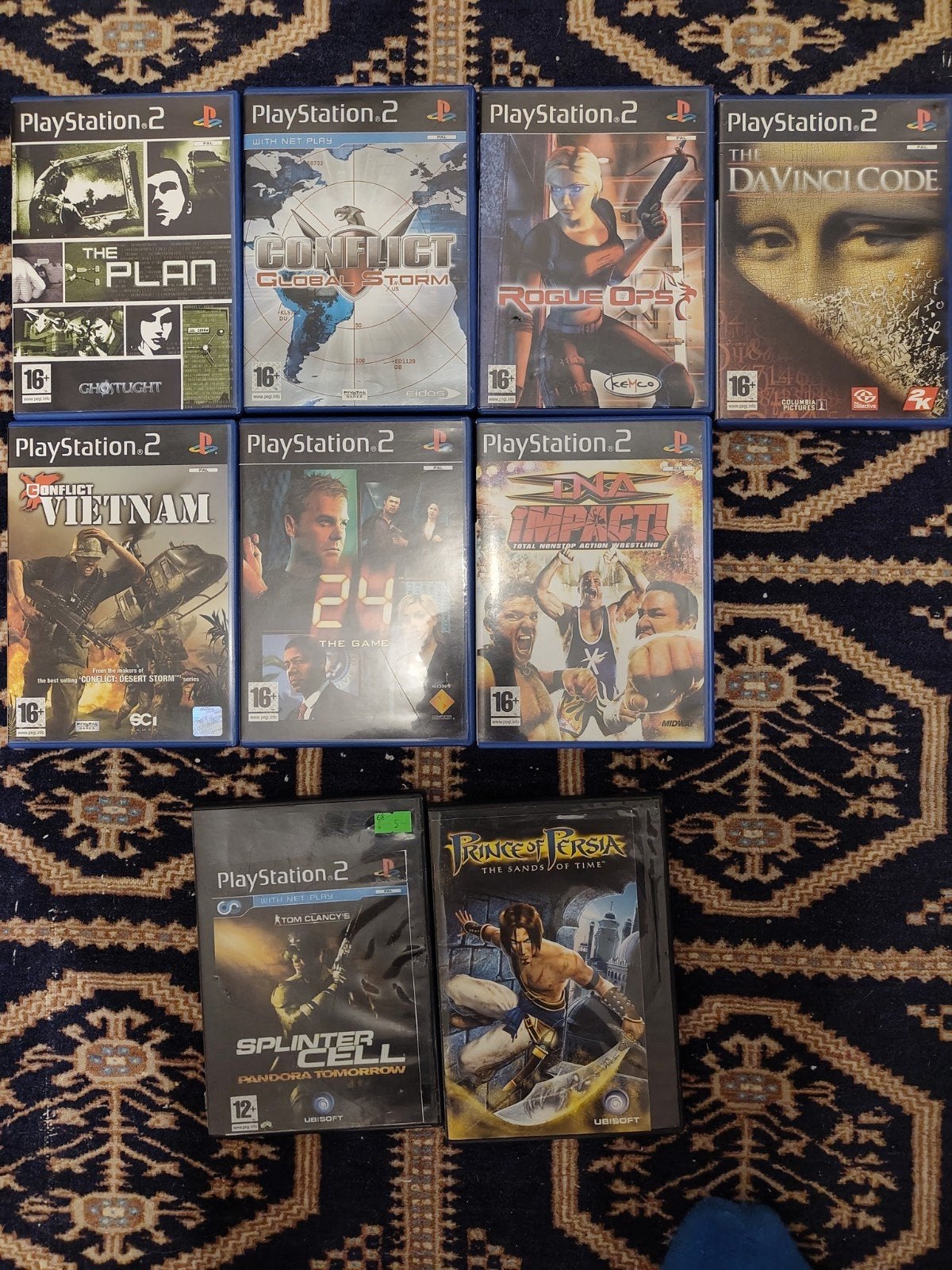 lot PlayStation 2 spelletjes, Ophalen