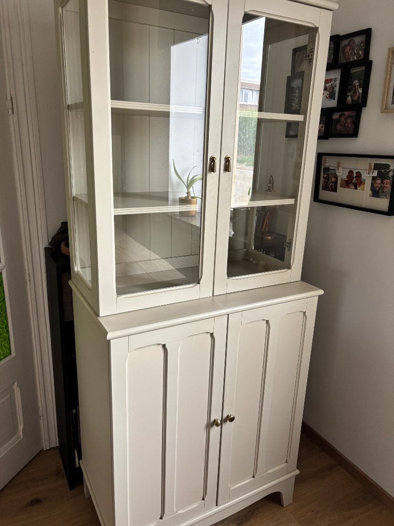 Vitrinekast, Huis en Inrichting, Ophalen, Overige materialen, 50 tot 100 cm, 150 tot 200 cm