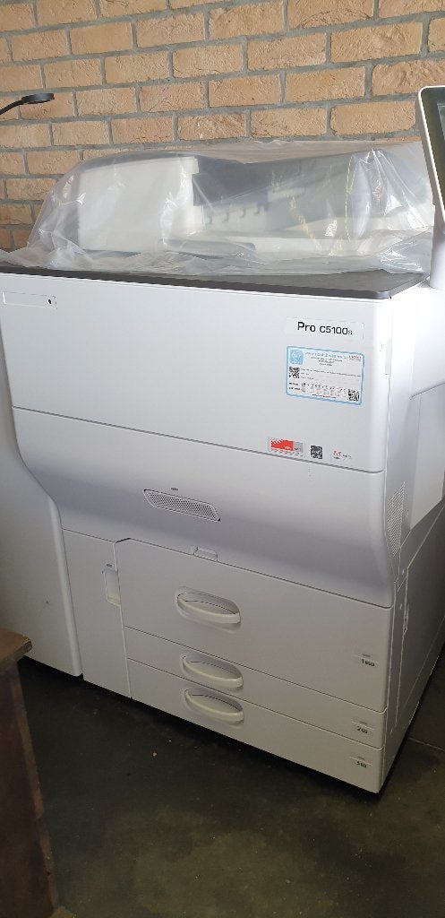 printer en afwerker + vurig, Ophalen, Gebruikt, Printer, Ricoh