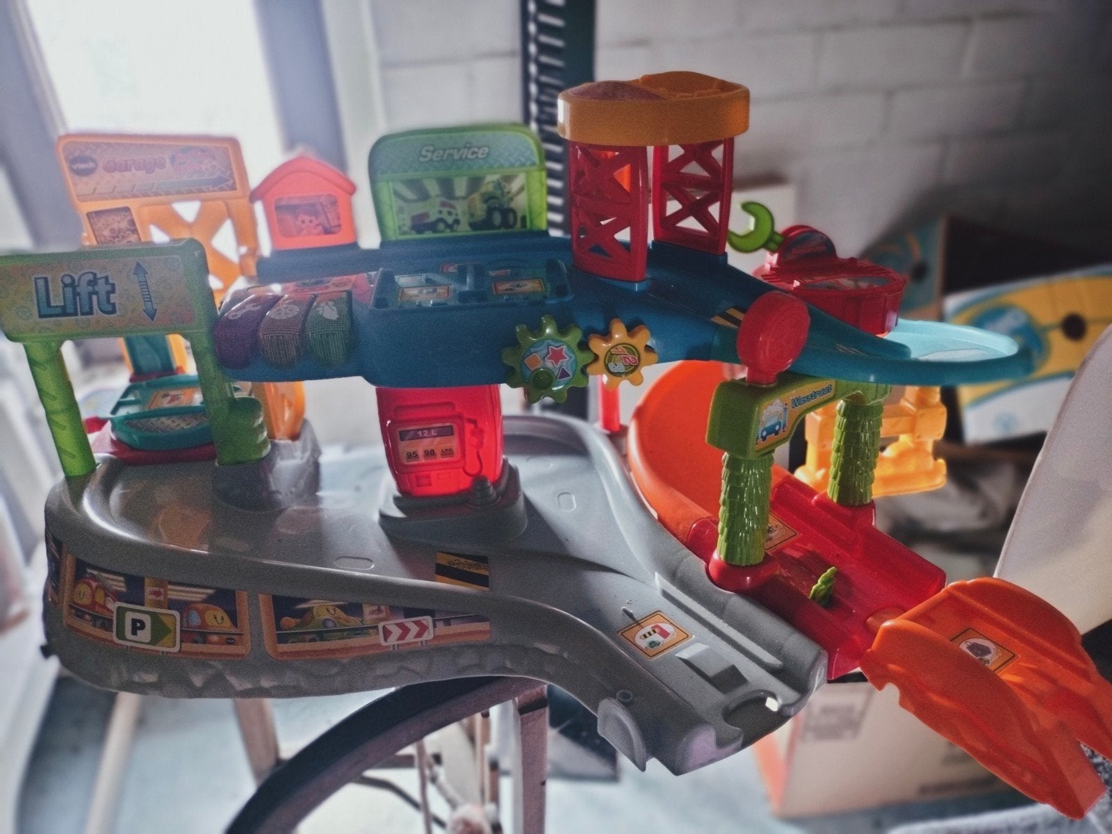 VTech toet toet auto garage, Ophalen