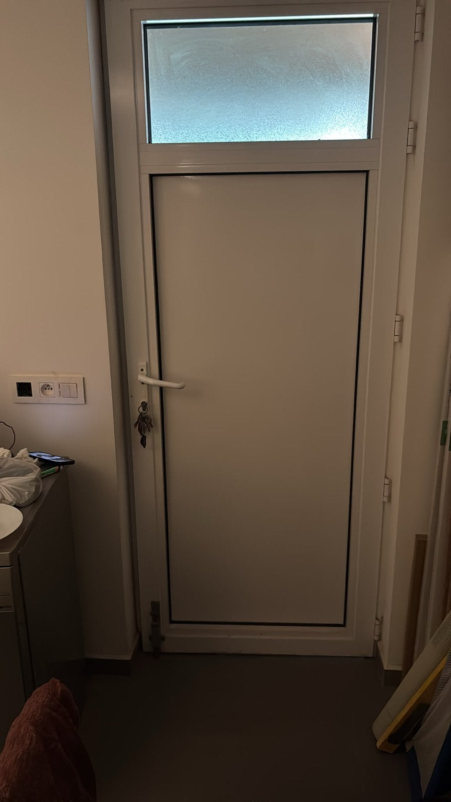 Aluminium deur, Doe-het-zelf en Bouw, Deuren en Vliegenramen, Ophalen, Gebruikt, Buitendeur