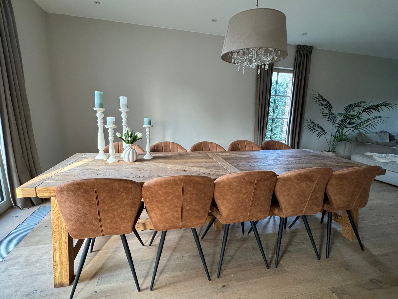 Unieke eettafel van authentieke kloosterdeur, Ophalen, Zo goed als nieuw