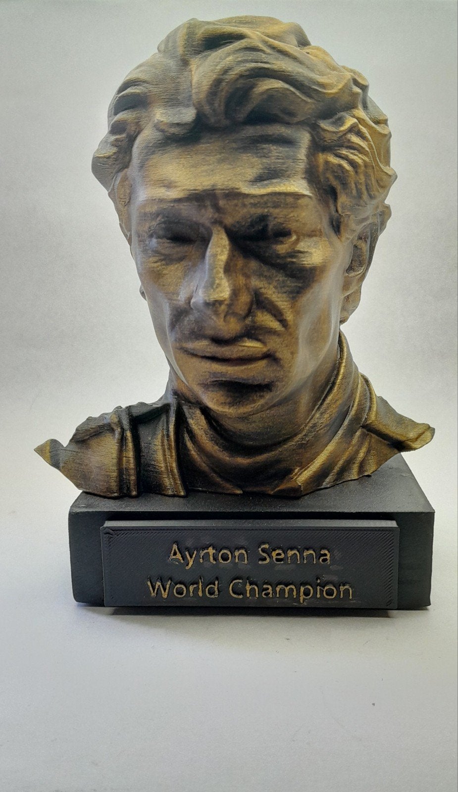 Ayrton Senna 3D buste, Ophalen of Verzenden