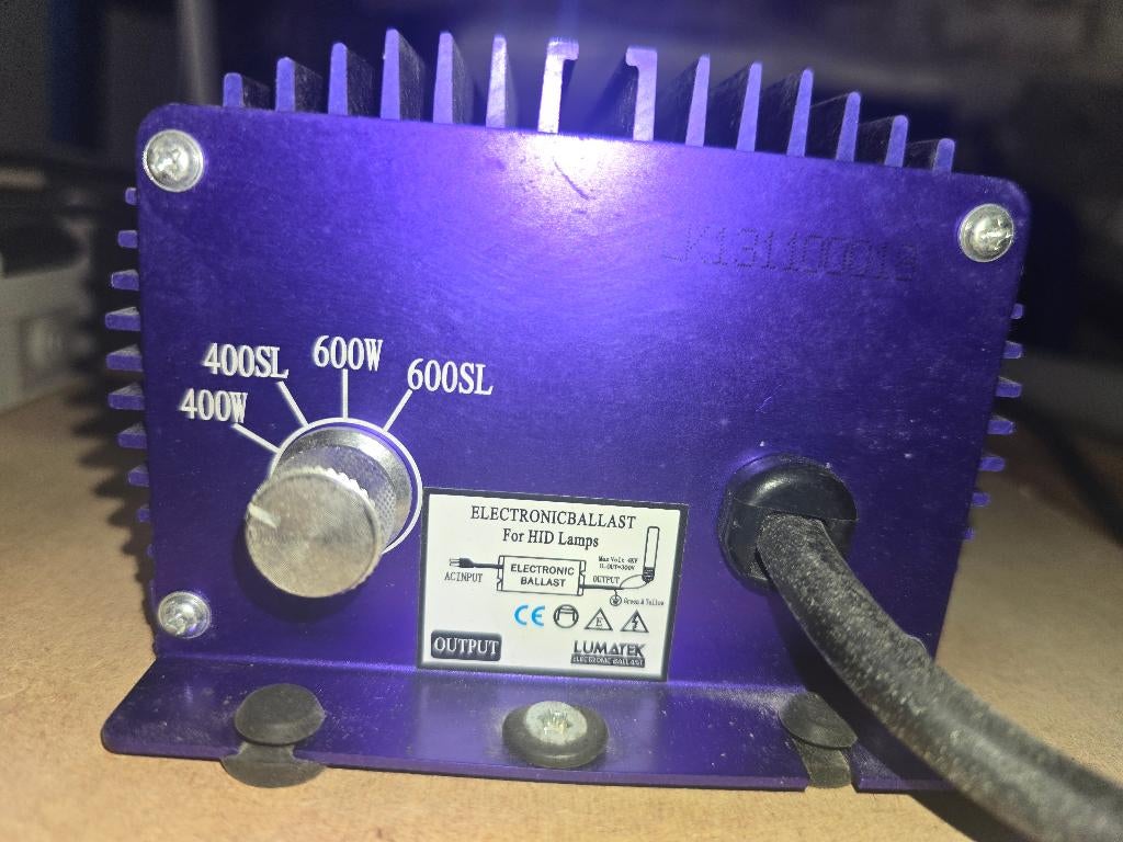 Ballast Lumatek 600W, Enlèvement, Utilisé, Lampe de croissance