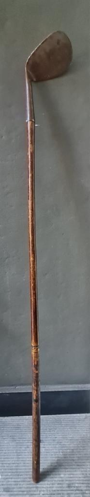 Hickory golf club met loden insert ca 1900, Ophalen of Verzenden, Gebruikt, Club