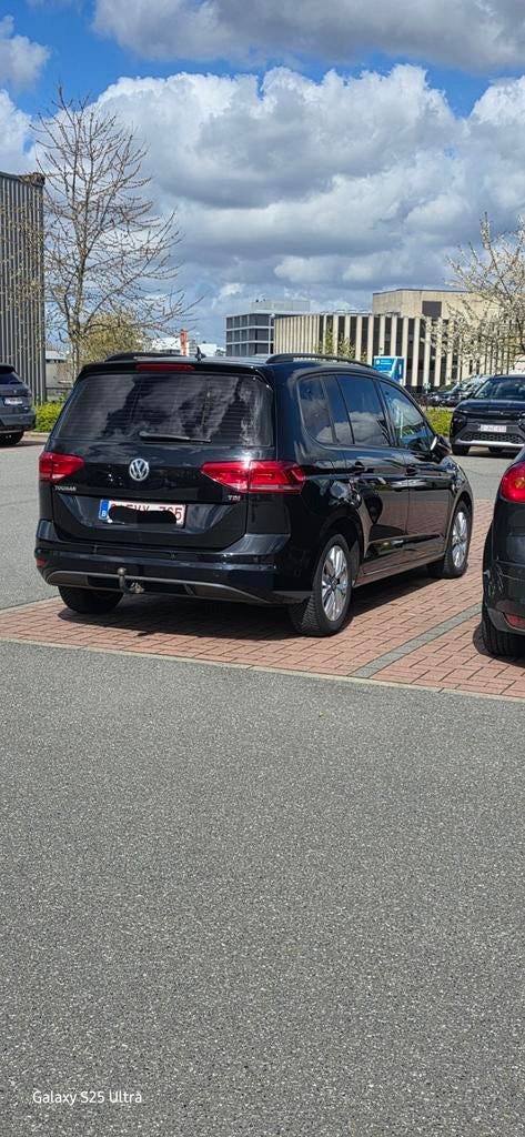 Volkswagen Touran 1.6 tdi  2016 avec contrôle technique, Autos, Achat, Noir, Apple Carplay, Diesel