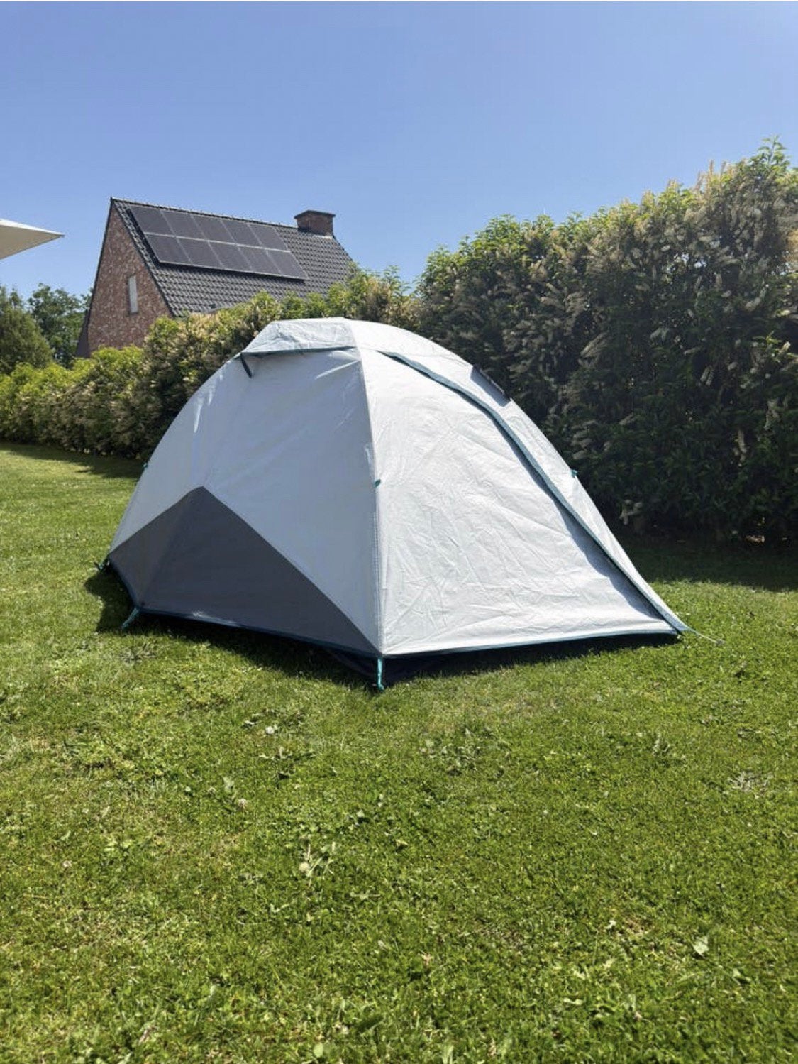 2PERSOONSTENT DEACTHLON zo goed als nieuw, Caravanes & Camping, Tentes, Comme neuf, Enlèvement ou Envoi