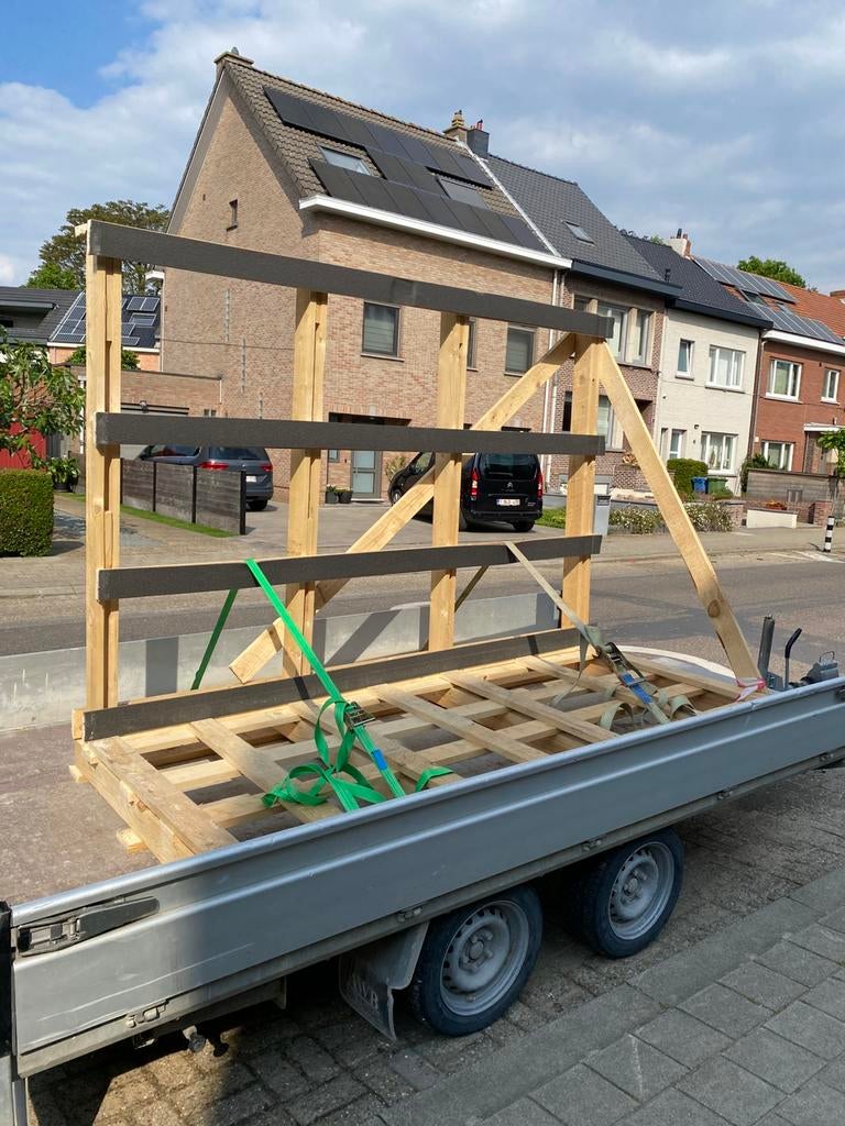 Houten glasbok, Doe-het-zelf en Bouw, Ophalen, Zo goed als nieuw