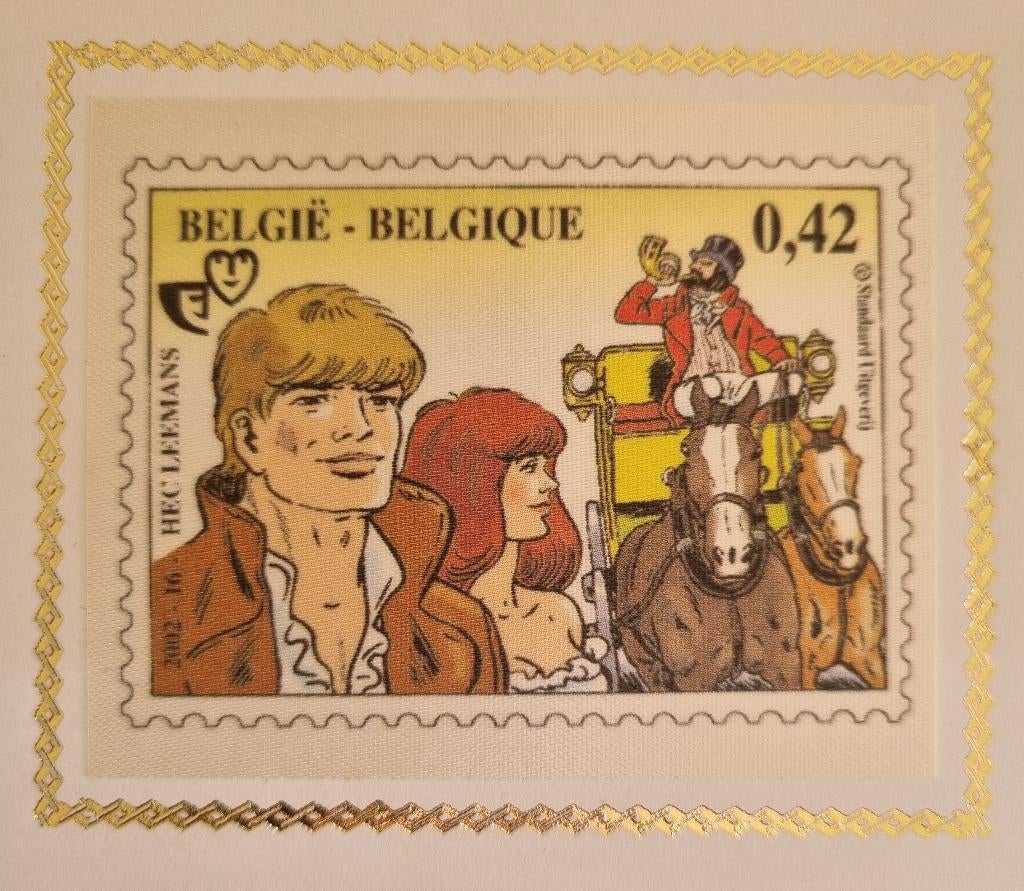 Bakelandt Hec Leemans FDC Zijde Belgie, Postzegels en Munten, Met envelop, Ophalen of Verzenden, Gestempeld, 1e dag stempel