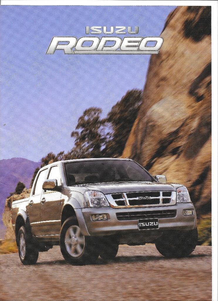 ISUZU RODEO,  3 folders, Boeken, Auto's | Folders en Tijdschriften, Ophalen of Verzenden, Zo goed als nieuw