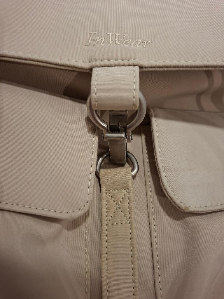 Beige dames rugtasje, Overige merken, Gebruikt, Minder dan 30 cm, Ophalen of Verzenden