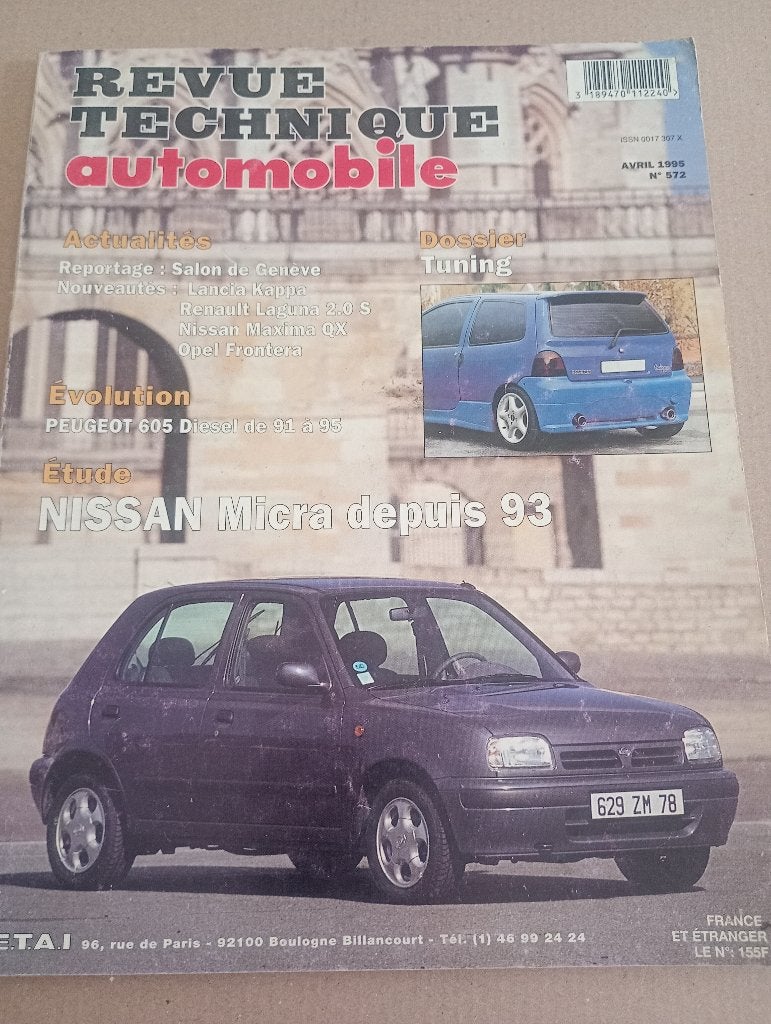 revue technique nissan micra K11 de 1993-1995, Enlèvement ou Envoi