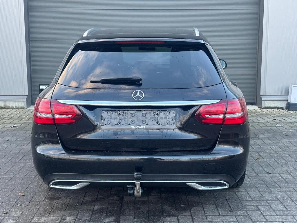Mercedes-Benz C200 benzine break, Auto's, Mercedes-Benz, Automaat, 4 cilinders, Leder en Stof, Zwart