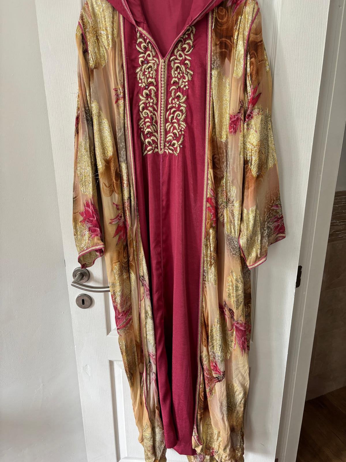 Marokkaanse jurk, Ophalen, Zo goed als nieuw, Maat 46/48 (XL) of groter, Meerkleurig