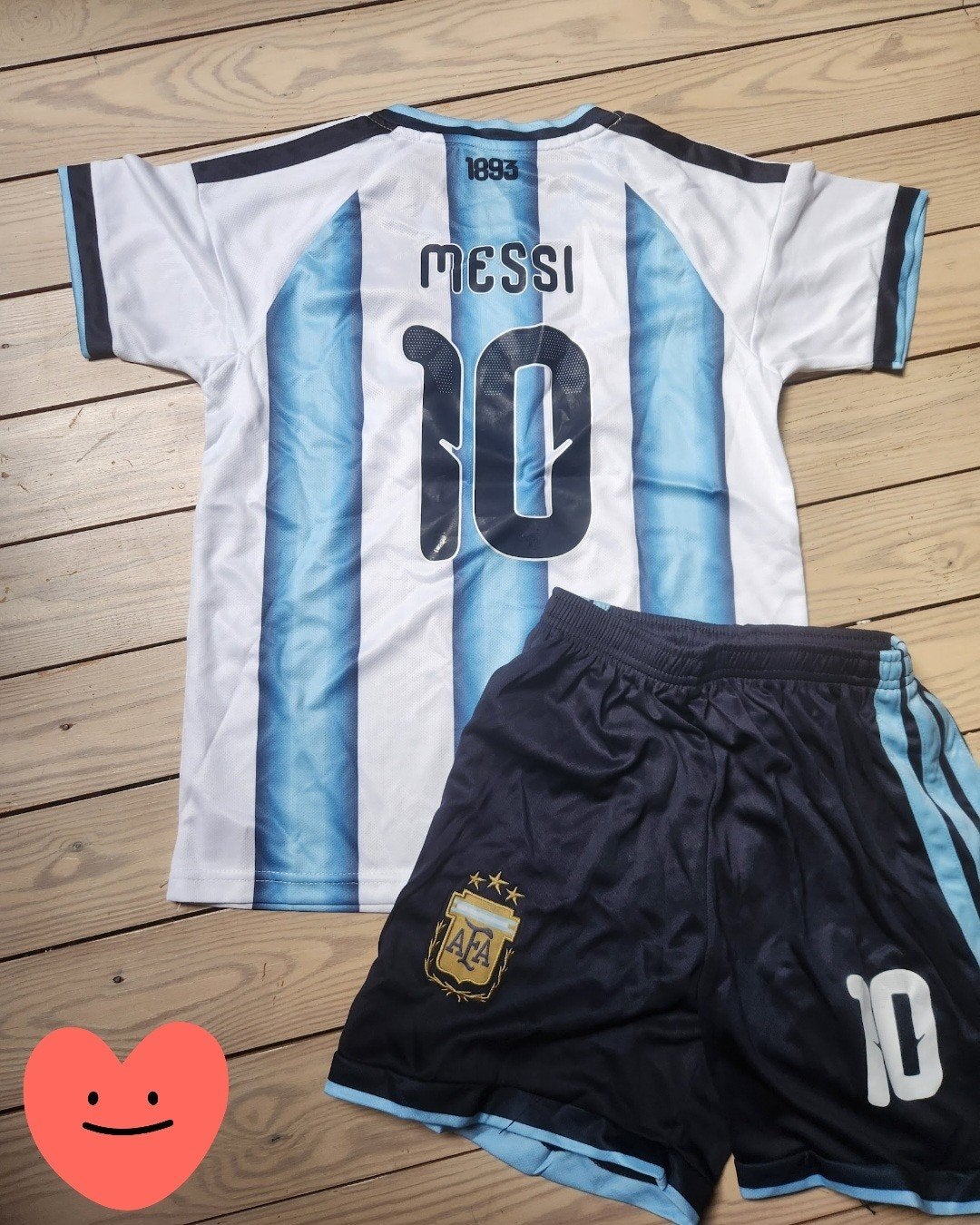 Kit Messi Argentina shirt + shirt, Ophalen of Verzenden, Zo goed als nieuw, Shirt