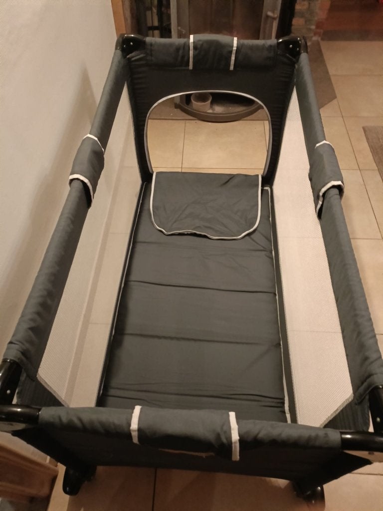 kinderbed reisbed, Kinderen en Baby's, Kinderkamer | Bedden, Zo goed als nieuw, Minder dan 140 cm, Minder dan 70 cm, Ophalen