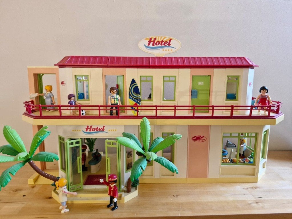 Hotel Playmobil, Kinderen en Baby's, Speelgoed | Playmobil, Ophalen, Gebruikt, Gebouw, Complete set