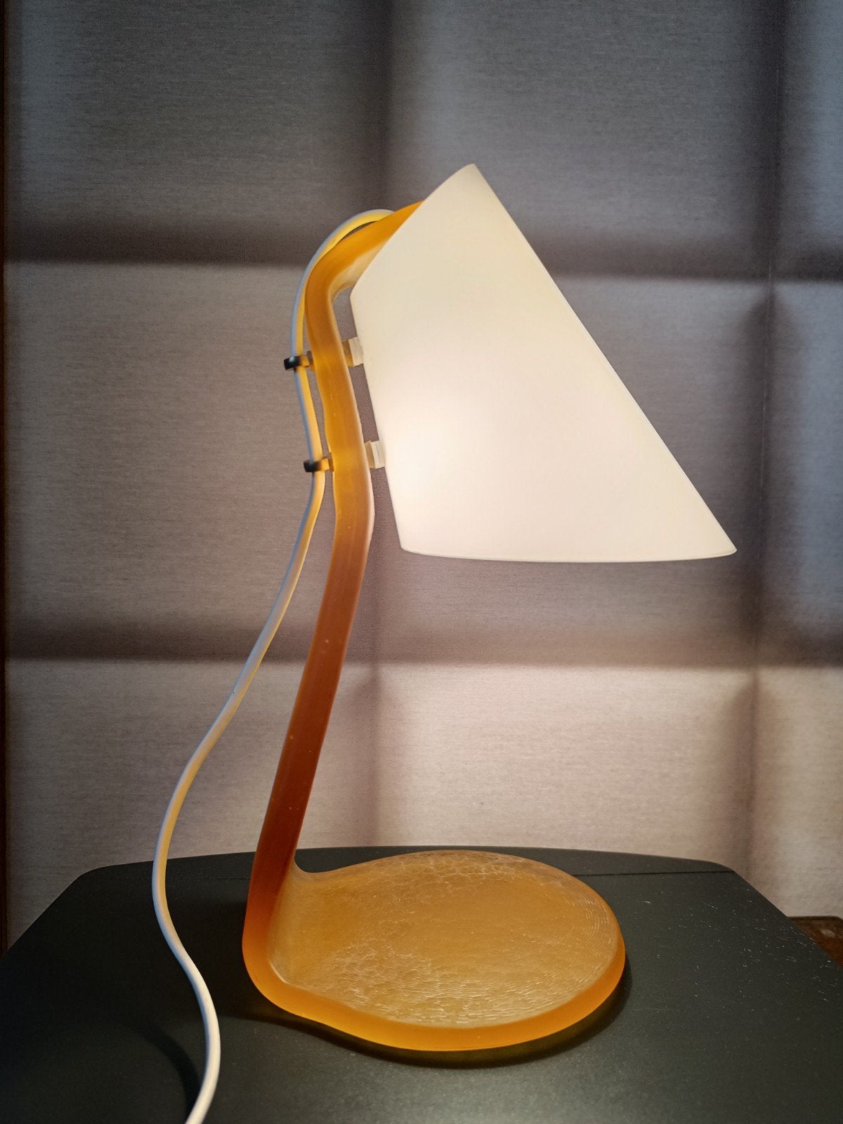 vintage lampe de table fontana arte.arredoluce, Huis en Inrichting, Ophalen of Verzenden, Glas, Vintage