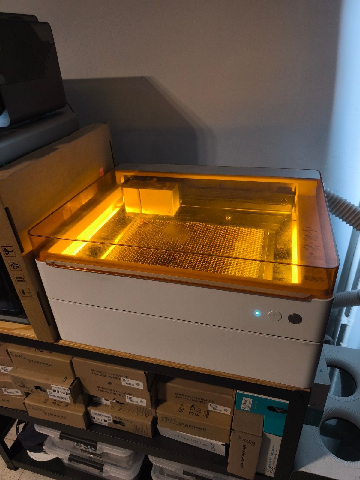 xTool M1 Ultra Meilleur Graveur Laser d'Artisanat 4-en-1 20W, Enlèvement, Utilisé, Blanc, Fonctionnement électrique