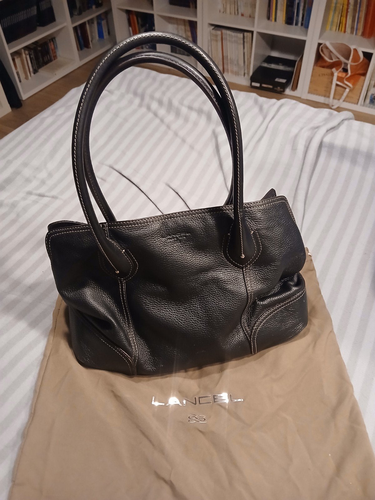 sac Lancel, Bijoux, Sacs & Beauté, Sacs | Sacs Femme, Enlèvement ou Envoi, Utilisé, Noir, Sac à main