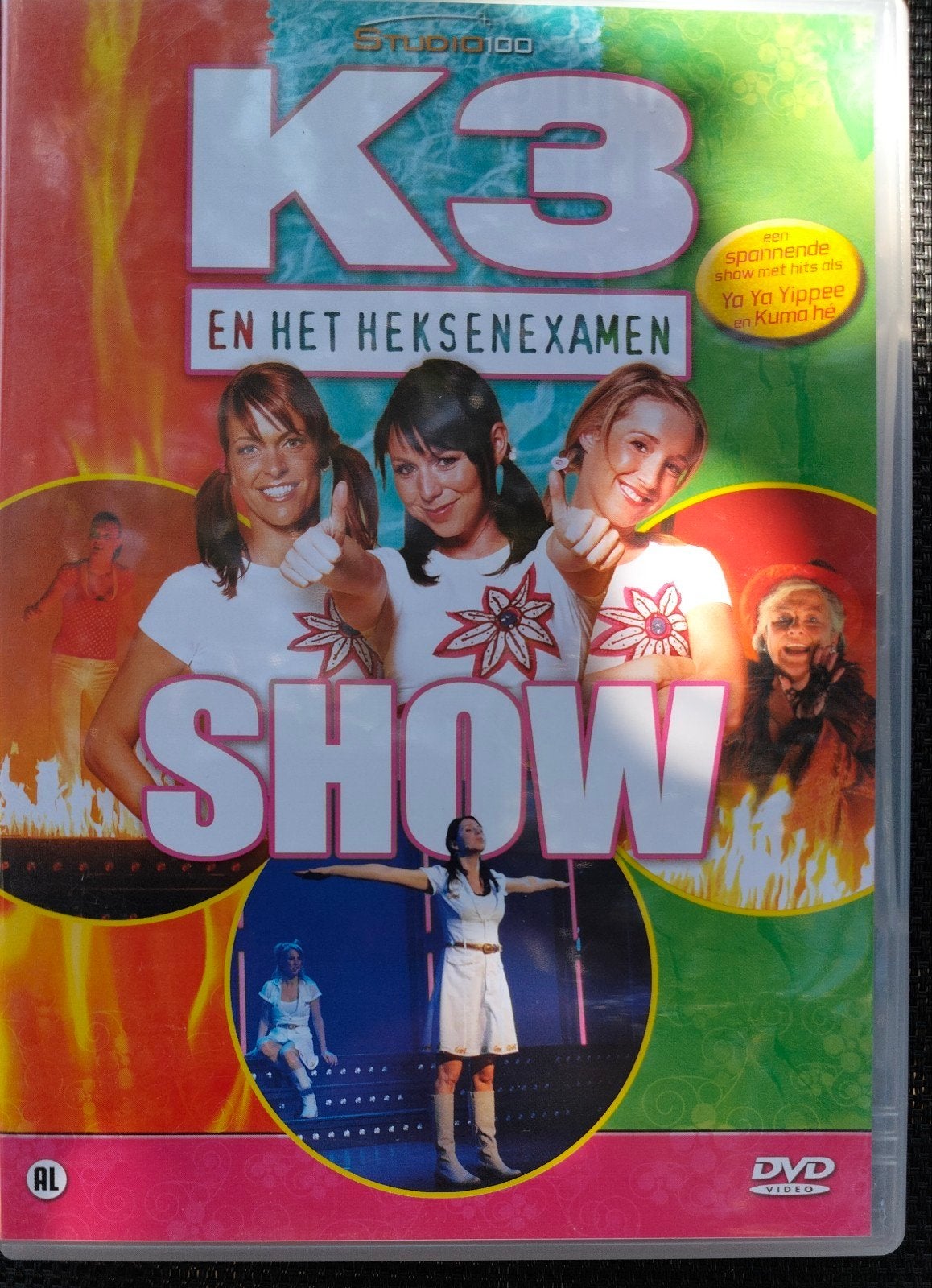 K3 en het heksenexamen Show, Ophalen, Show