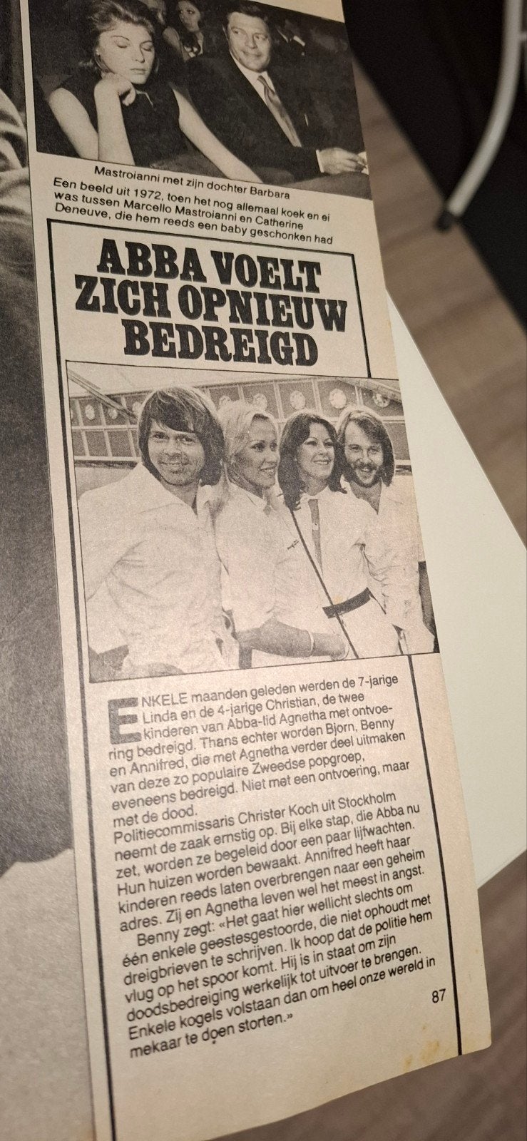 Abba 1981 boudewijn, Verzamelen, Ophalen of Verzenden