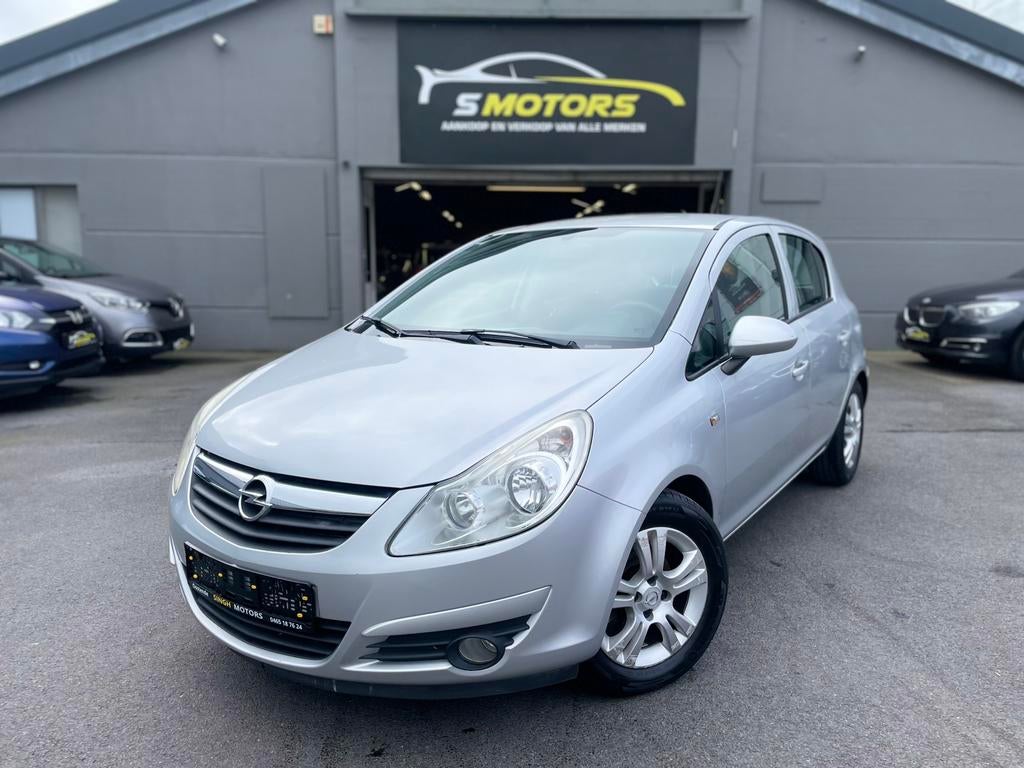 Opel Corsa 1.2 benzine | Airco | GARANTIE •77.435 km•, Auto's, Opel, Stof, 1229 cc, Elektrische ramen, Bedrijf