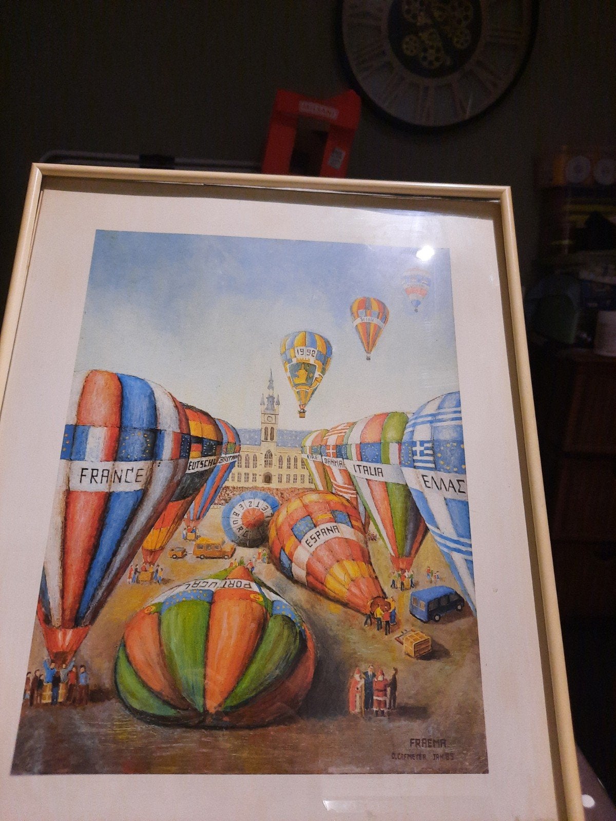 ballonen kader sint niklaas, Ophalen of Verzenden