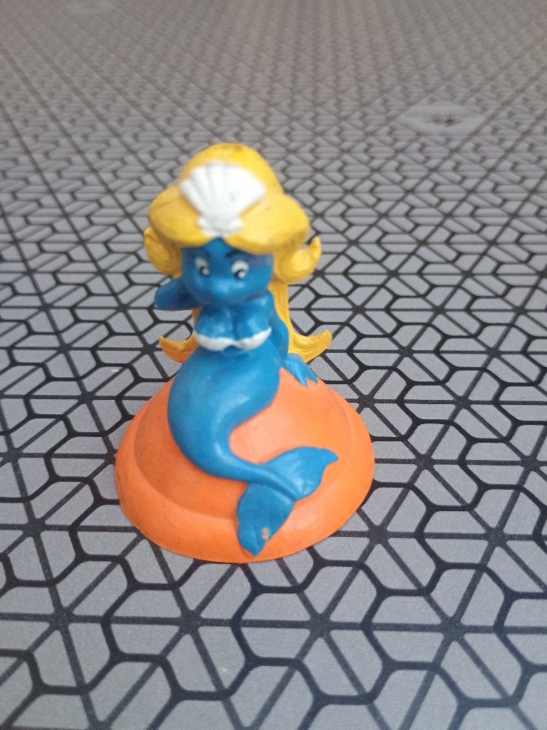 Schtroumpfette Sirène – Fake Schtroumpfette, Enlèvement ou Envoi, Utilisé, Schtroumpfette, Poupée, Figurine ou Peluche