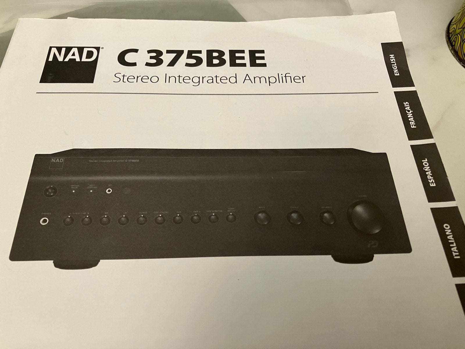Stereoketen NAD C375BEE, Enlèvement, Comme neuf