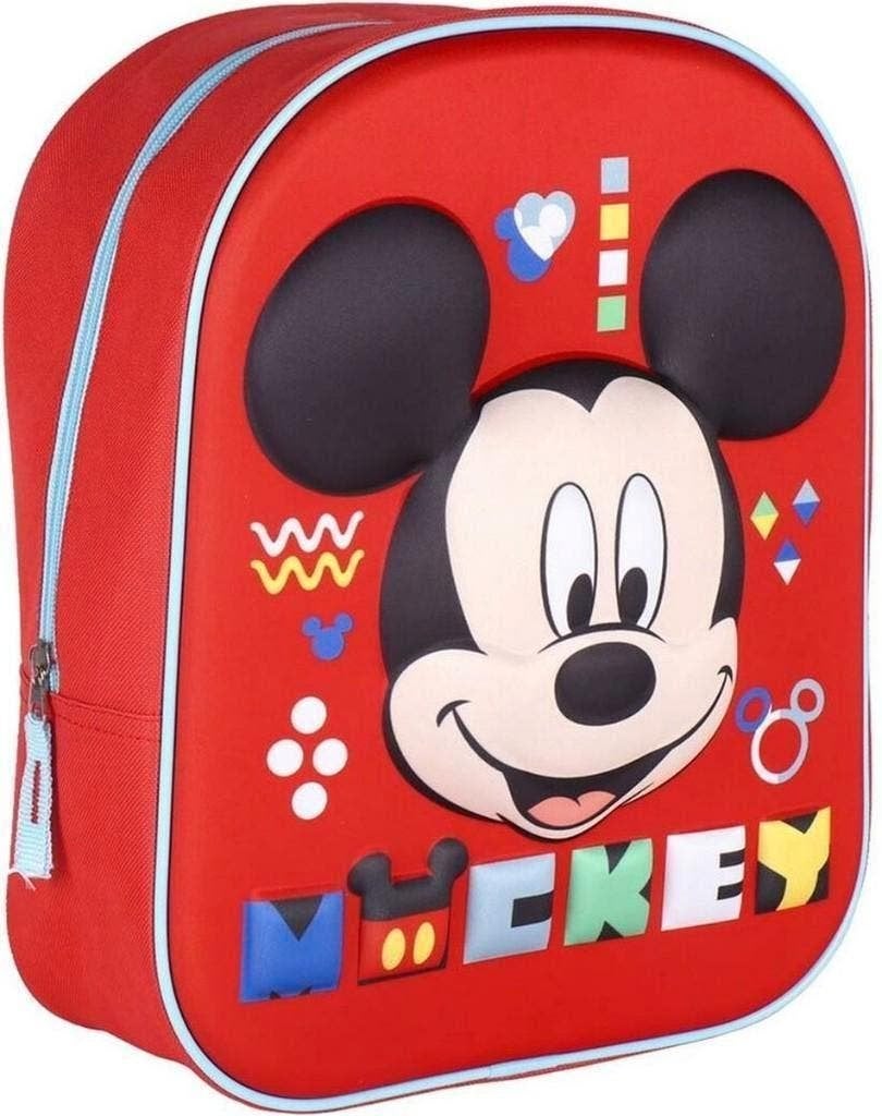Mickey Mouse 3D Rugzak / Rugtas / Schooltas - 31 cm - Disney, Handtassen en Accessoires, Tassen | Rugtassen, Disney of Dora, 25 tot 40 cm