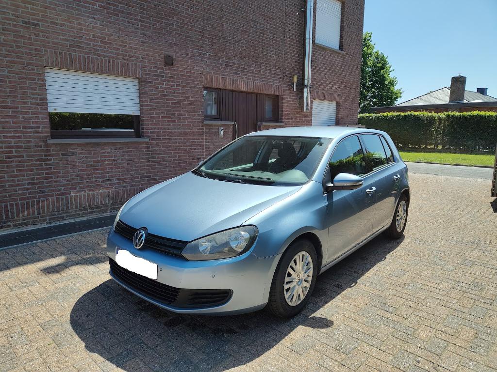 VW Golf VI 1.6 TDI, Auto's, Volkswagen, Voorwielaandrijving, Euro 5, Stof, Zwart