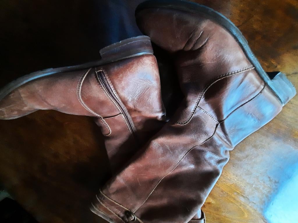 bottes, Vêtements | Femmes, Comme neuf, Brun, Enlèvement, Kickers