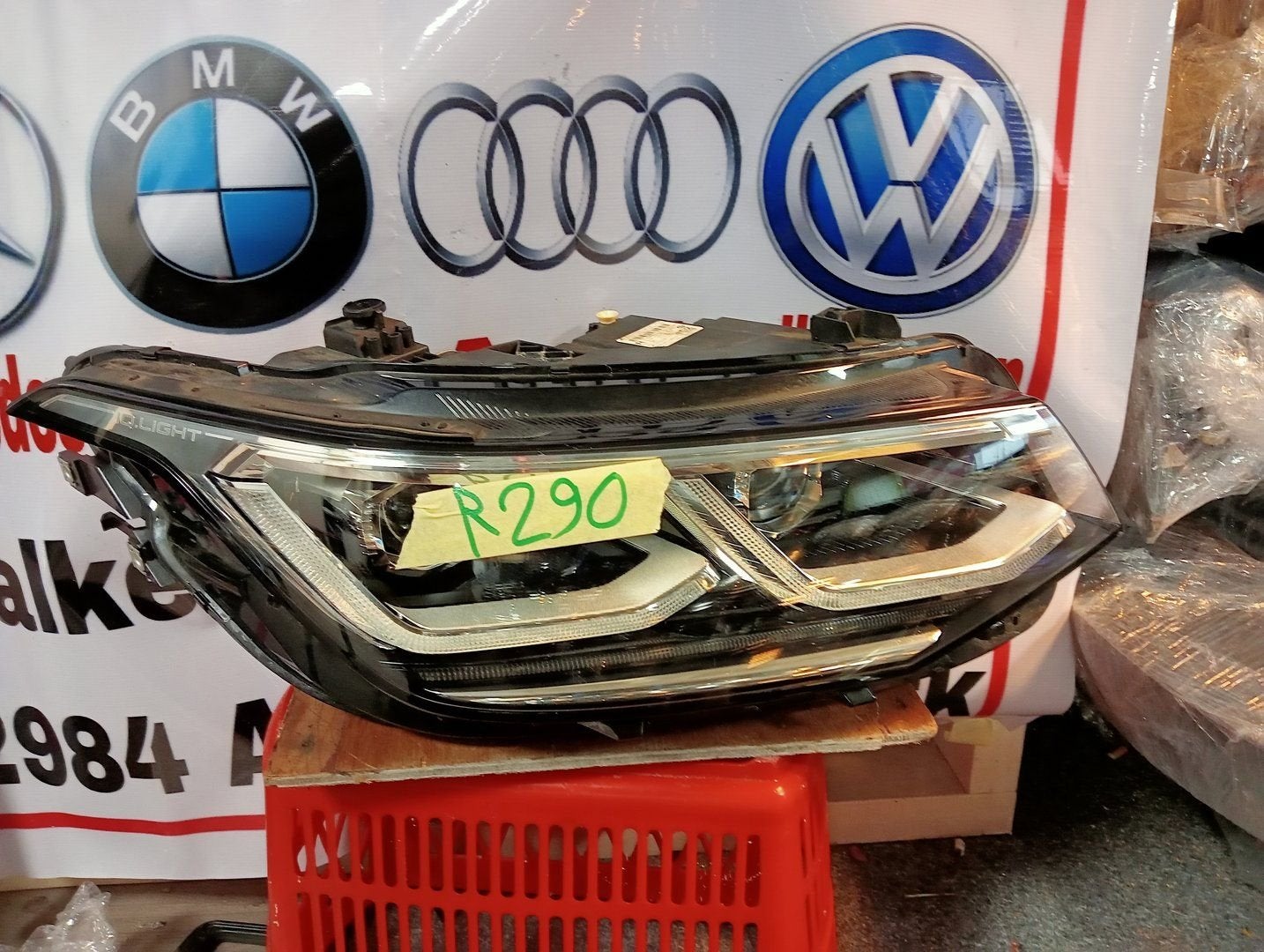 VW TIGUAN 5NA FACELIFT VOL LED KOPLAMP RECHTS 5NB941082  kaa, Gebruikt, -, Volkswagen, -